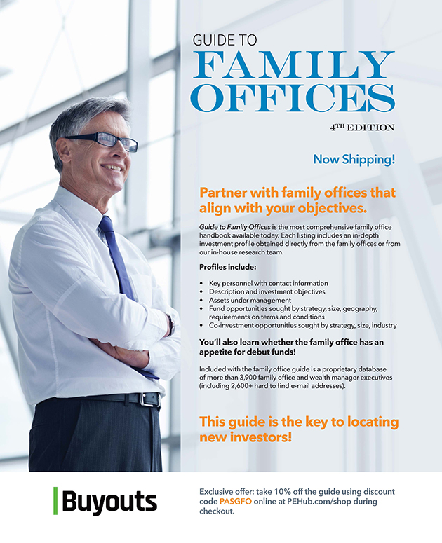 Buyouts Magazine advertising design